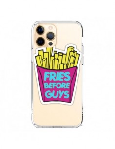Coque iPhone 12 Pro Max Fries Before Guys Transparente -...
