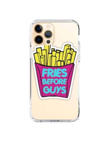 Coque iPhone 12 Pro Max Fries Before Guys Transparente - Yohan B.