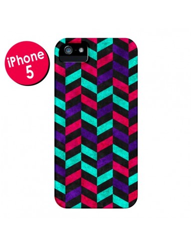 Coque Azteque Geometric Mundo pour iPhone 5 et 5S - Maximilian San