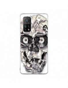 Coque Xiaomi Mi 10T / 10T Pro Tape Skull K7 Tête de Mort...
