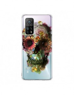 Coque Xiaomi Mi 10T / 10T Pro Skull Flower Tête de Mort...