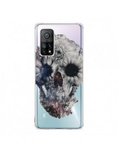 Coque Xiaomi Mi 10T / 10T Pro Floral Skull Tête de Mort...