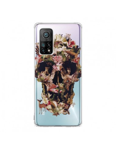 Coque Xiaomi Mi 10T / 10T Pro Jungle Skull Tête de Mort Transparente - Ali Gulec