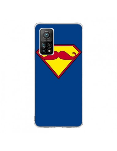 Coque Xiaomi Mi 10T / 10T Pro Super Moustache Movember Superman - Bertrand Carriere