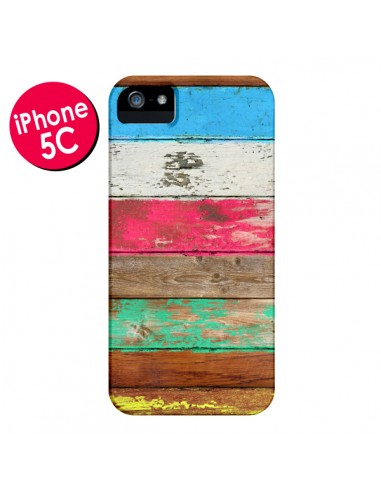 Coque Eco Fashion Bois pour iPhone 5C - Maximilian San