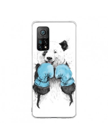 Coque Xiaomi Mi 10T / 10T Pro Winner Panda Boxeur - Balazs Solti