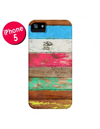 Coque Eco Fashion Bois pour iPhone 5 et 5S - Maximilian San