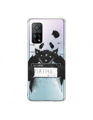 Coque Xiaomi Mi 10T / 10T Pro Bad Panda Transparente - Balazs Solti