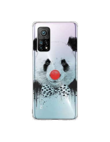 Coque Xiaomi Mi 10T / 10T Pro Clown Panda Transparente - Balazs Solti
