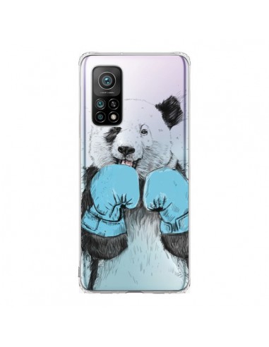 Coque Xiaomi Mi 10T / 10T Pro Winner Panda Gagnant Transparente - Balazs Solti