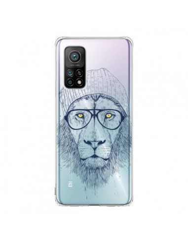 Coque Xiaomi Mi 10T / 10T Pro Cool Lion Swag Lunettes Transparente - Balazs Solti