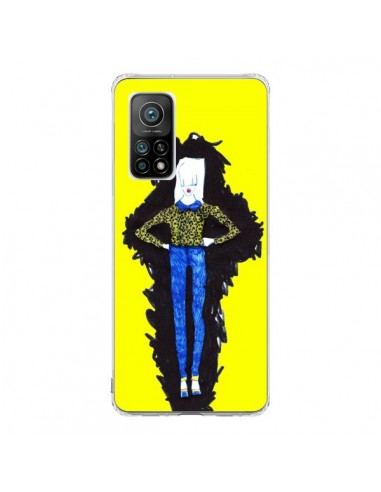 Coque Xiaomi Mi 10T / 10T Pro Julie Femme Fashion Mode Jaune - Cécile