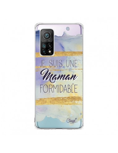 Coque Xiaomi Mi 10T / 10T Pro Je suis une Maman Formidable Violet Transparente - Chapo