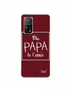 Coque Xiaomi Mi 10T / 10T Pro Elu Papa de l'Année Rouge...