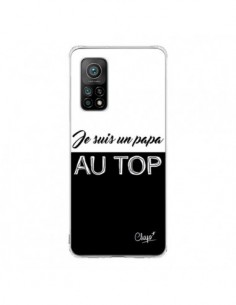Coque Xiaomi Mi 10T / 10T Pro Je suis un Papa au Top Noir...