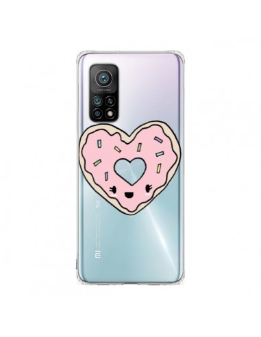 Coque Xiaomi Mi 10T / 10T Pro Donuts Heart Coeur Rose Transparente - Claudia Ramos