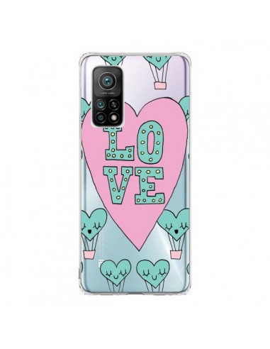 Coque Xiaomi Mi 10T / 10T Pro Love Nuage Montgolfier Transparente - Claudia Ramos