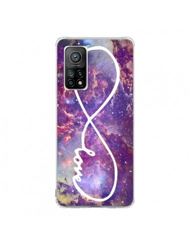 Coque Xiaomi Mi 10T / 10T Pro Love Forever Infini Galaxy - Eleaxart