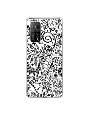 Coque Xiaomi Mi 10T / 10T Pro Azteque Blanc et Noir - Eleaxart