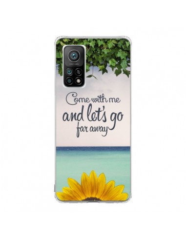 Coque Xiaomi Mi 10T / 10T Pro Let's Go Far Away Flower Fleur Tournesol - Eleaxart