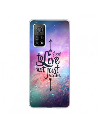 Coque Xiaomi Mi 10T / 10T Pro I want to live Je veux vivre - Eleaxart