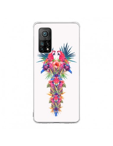 Coque Xiaomi Mi 10T / 10T Pro Parrot Kingdom Royaume Perroquet - Eleaxart