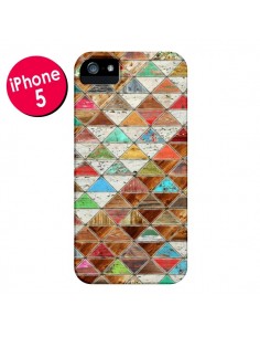 Coque Love Pattern Triangle pour iPhone 5 et 5S - Maximilian San