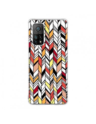 Coque Xiaomi Mi 10T / 10T Pro Graphic Azteque Rouge Orange -  Léa Clément