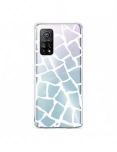 Coque Xiaomi Mi 10T / 10T Pro Girafe Mosaïque Blanc...
