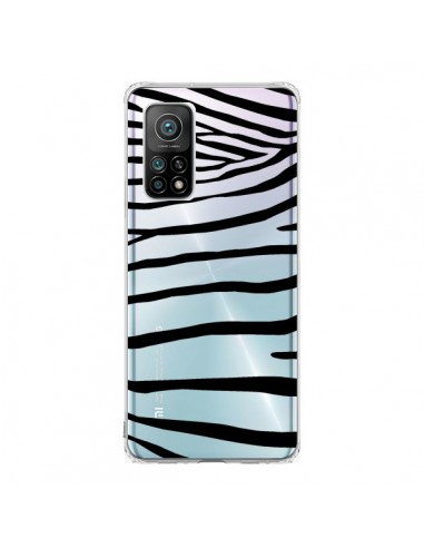 Coque Xiaomi Mi 10T / 10T Pro Zebre Zebra Noir Transparente - Project M