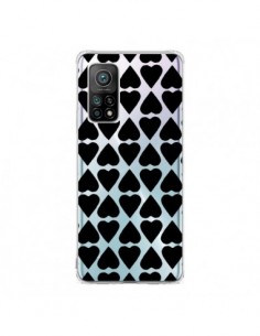 Coque Xiaomi Mi 10T / 10T Pro Coeurs Heart Noir...