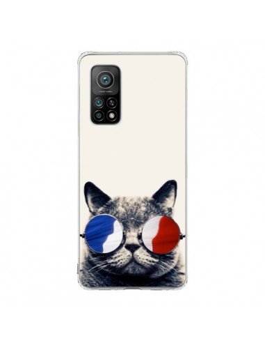 Coque Xiaomi Mi 10T / 10T Pro Chat à lunettes françaises - Gusto NYC