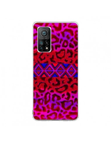 Coque Xiaomi Mi 10T / 10T Pro Tribal Leopard Rouge - Ebi Emporium