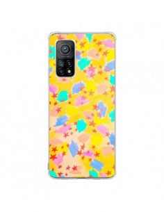 Coque Xiaomi Mi 10T / 10T Pro Stars Etoiles Jaunes - Ebi...
