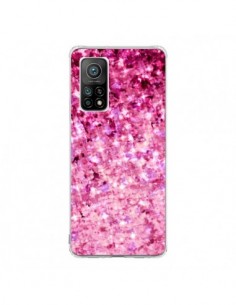 Coque Xiaomi Mi 10T / 10T Pro Romance Me Paillettes Roses...
