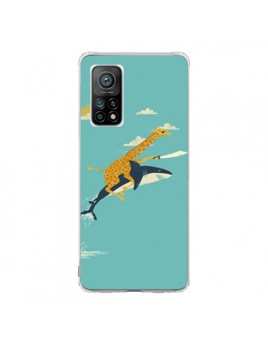 Coque Xiaomi Mi 10T / 10T Pro Girafe Epee Requin Volant - Jay Fleck