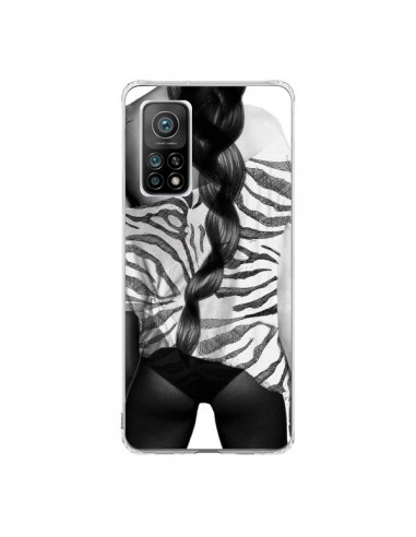 Coque Xiaomi Mi 10T / 10T Pro Femme Zebre - Jenny Liz Rome