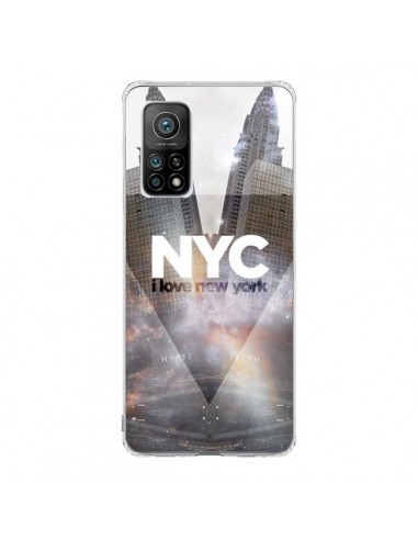 Coque Xiaomi Mi 10T / 10T Pro I Love New York City Gris - Javier Martinez