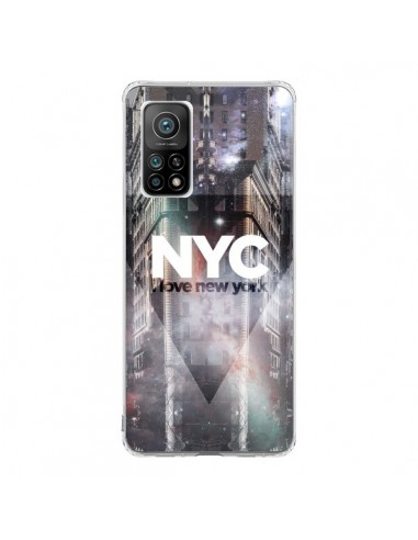 Coque Xiaomi Mi 10T / 10T Pro I Love New York City Violet - Javier Martinez