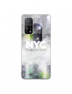 Coque Xiaomi Mi 10T / 10T Pro I Love New York City Gris...