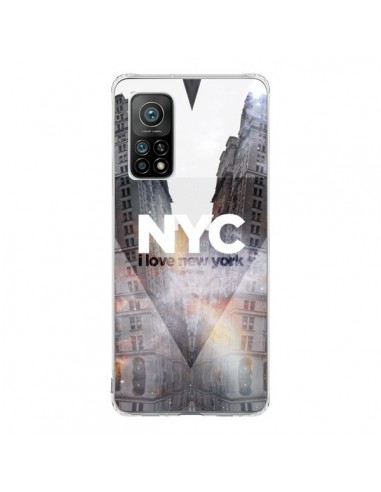 Coque Xiaomi Mi 10T / 10T Pro I Love New York City Orange - Javier Martinez