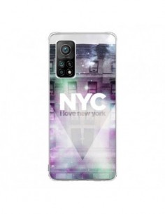 Coque Xiaomi Mi 10T / 10T Pro I Love New York City Violet...