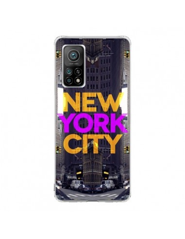 Coque Xiaomi Mi 10T / 10T Pro New York City Orange Violet - Javier Martinez