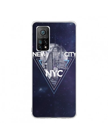 Coque Xiaomi Mi 10T / 10T Pro New York City Triangle Bleu - Javier Martinez