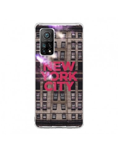 Coque Xiaomi Mi 10T / 10T Pro New York City Buildings Rouge - Javier Martinez