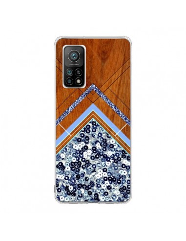 Coque Xiaomi Mi 10T / 10T Pro Sequin Geometry Bois Azteque Aztec Tribal - Jenny Mhairi