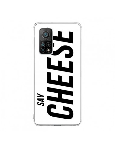 Coque Xiaomi Mi 10T / 10T Pro Say Cheese Smile Blanc - Jonathan Perez