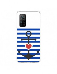 Coque Xiaomi Mi 10T / 10T Pro Mariniere Encre Marin Coeur...