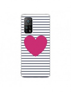 Coque Xiaomi Mi 10T / 10T Pro Coeur Traits Marin -...