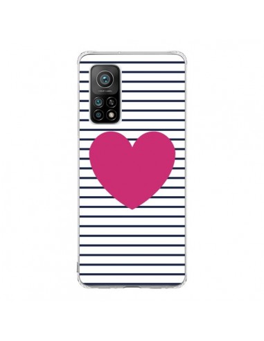 Coque Xiaomi Mi 10T / 10T Pro Coeur Traits Marin - Jonathan Perez